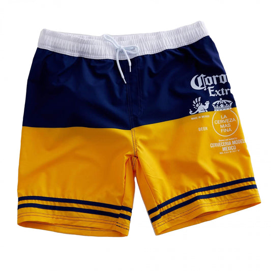 title:Corona Extra Striped Stretch Board Shorts;color:Multi-Color