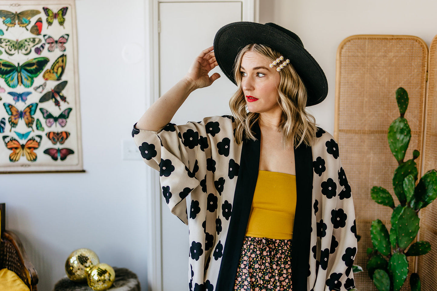 vada winter bandeau in mustard