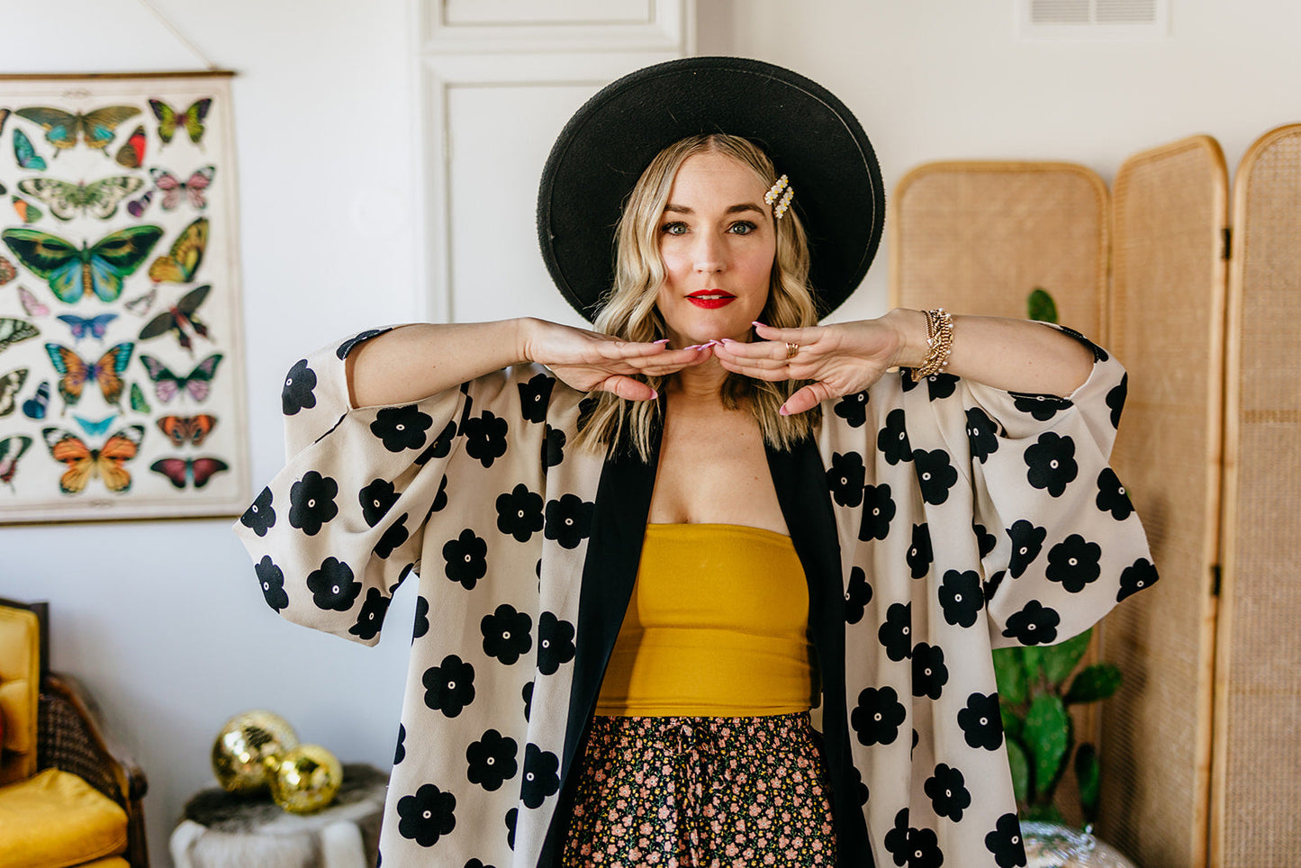 vada winter bandeau in mustard