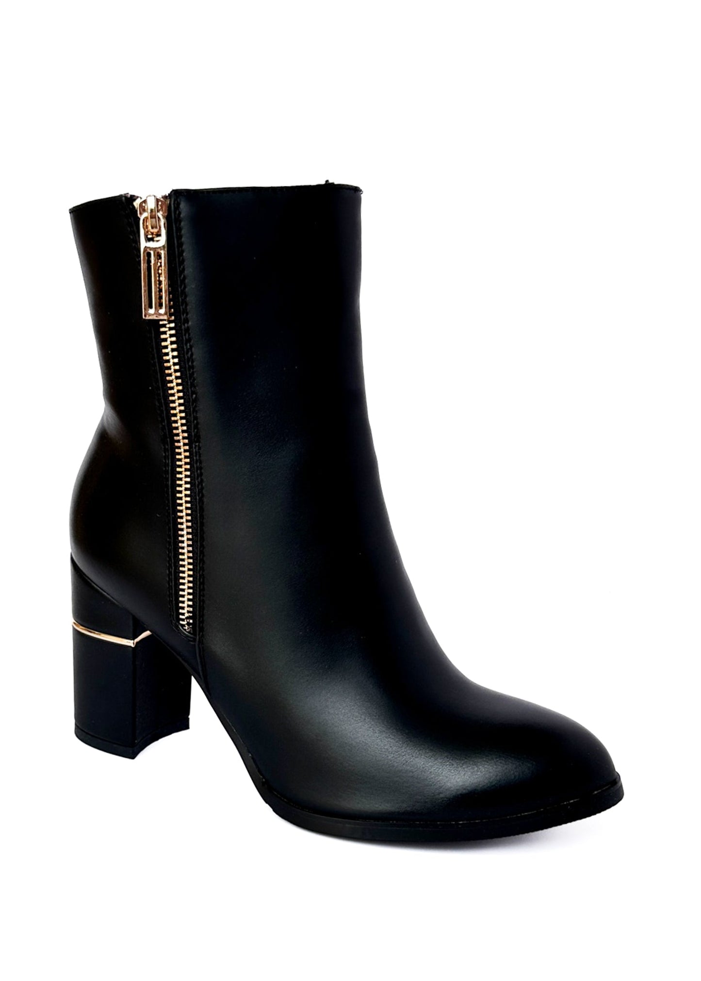 Reyes Sleek Ankle Boot in Black