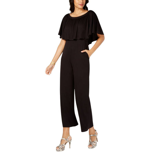 Thalia Sodi Women's Triple Threat Jumpsuit Black Size Small