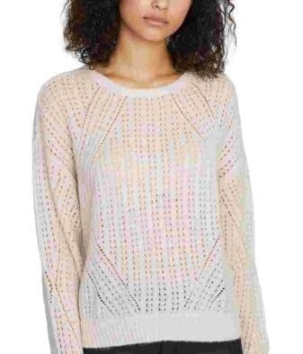 Sanctuary Women's Hole in One Sweater Pink Size 2XL