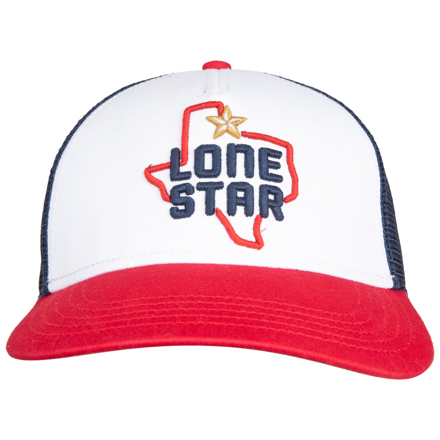 title:Lone Star Beer Texas State Logo Snapback Flat Bill Hat;color:Multi-Color