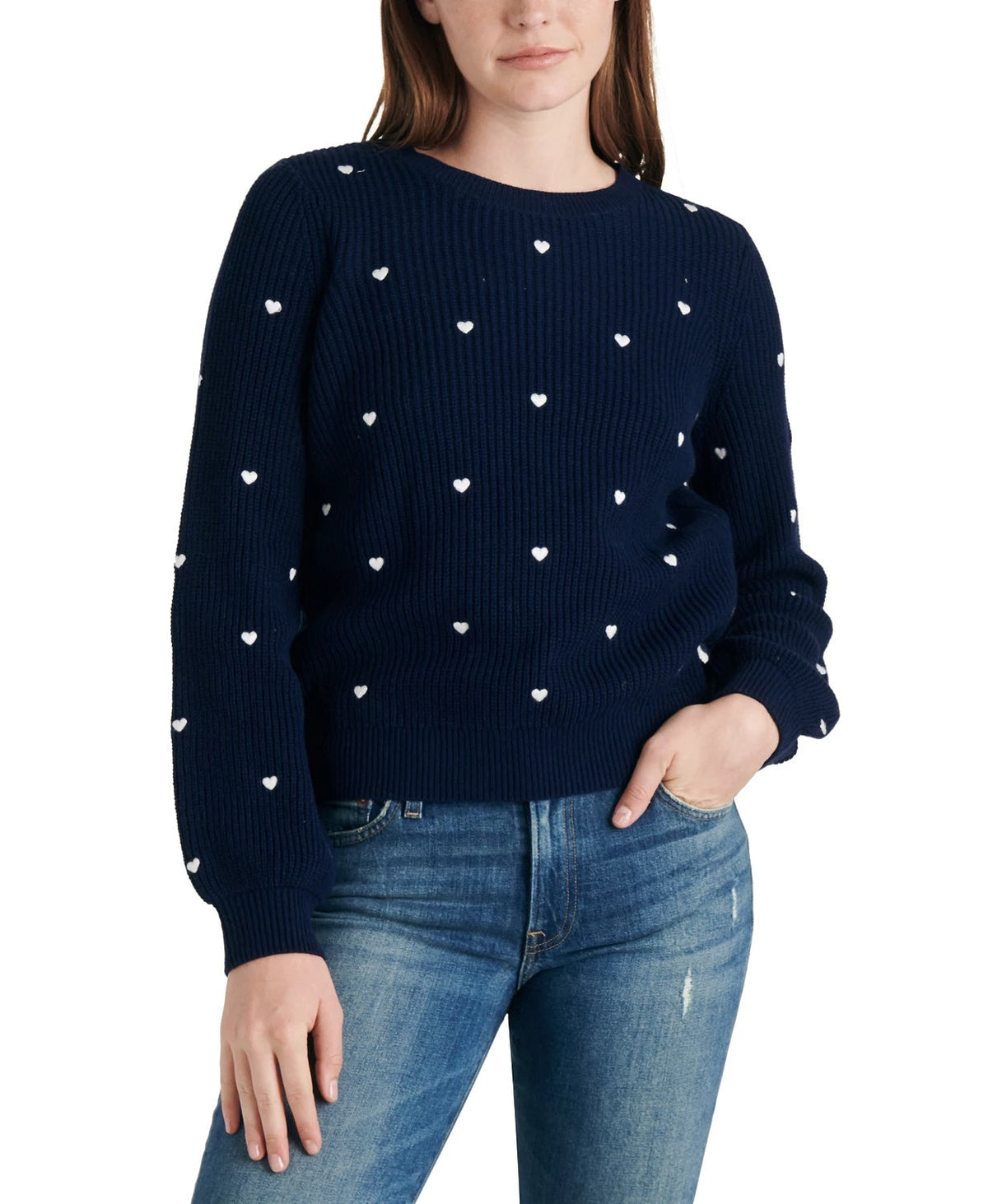 Lucky Brand Women's Chenille V-Neck Sweater