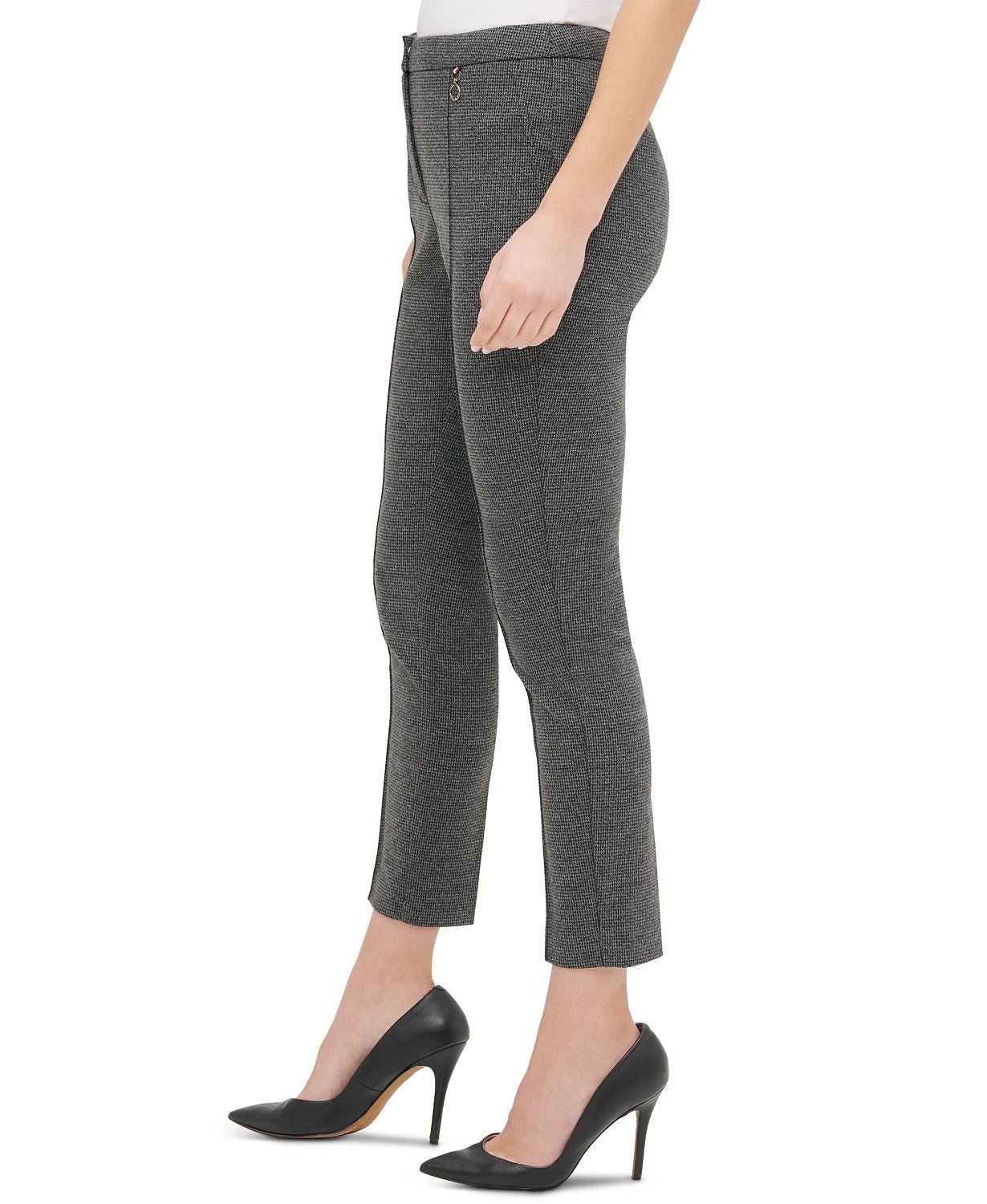Tommy Hilfiger Women's Skinny Ankle Pants Gray Size 8
