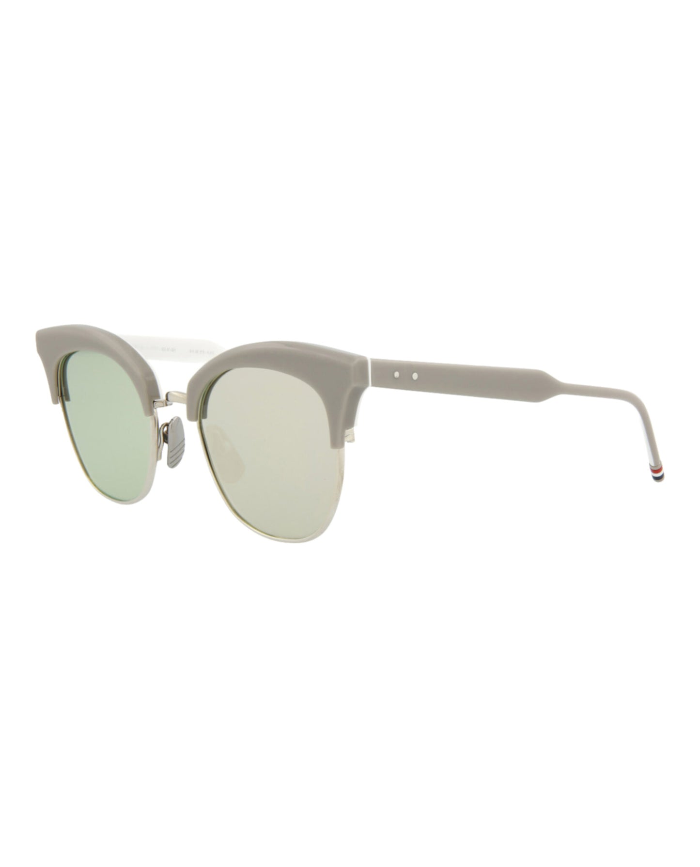 title:Thom Browne Cat Eye-Frame Acetate Sunglasses;color:Grey White