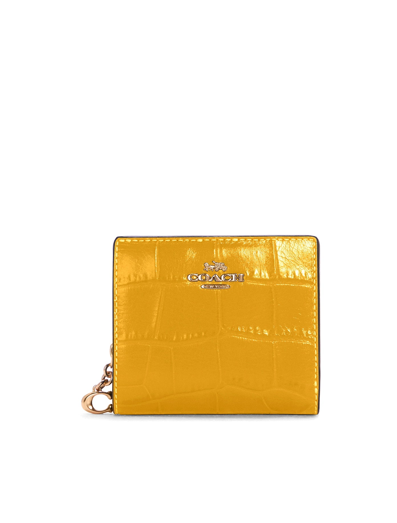 title:Coach Women's Snap Wallet;color:Flax