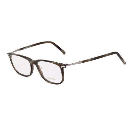 title:Tom Ford Men's Rectangular Opticals FT5398 061 55;color:Brown