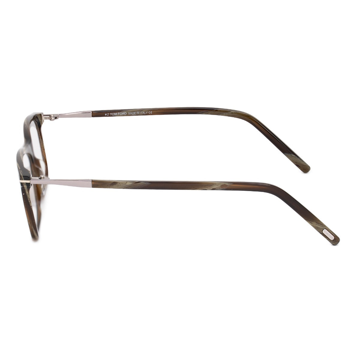 title:Tom Ford Men's Rectangular Opticals FT5398 061 55;color:Brown