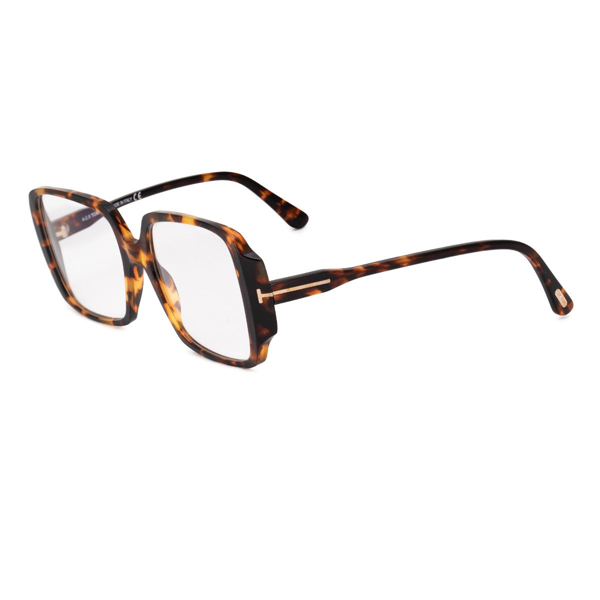 title:Tom Ford Women's Square Opticals FT5621 B 052 53;color:Brown