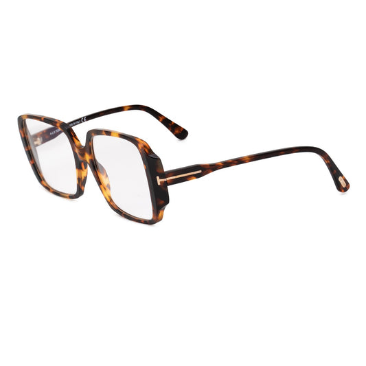 title:Tom Ford Women's Square Opticals FT5621 B 052 53;color:Brown