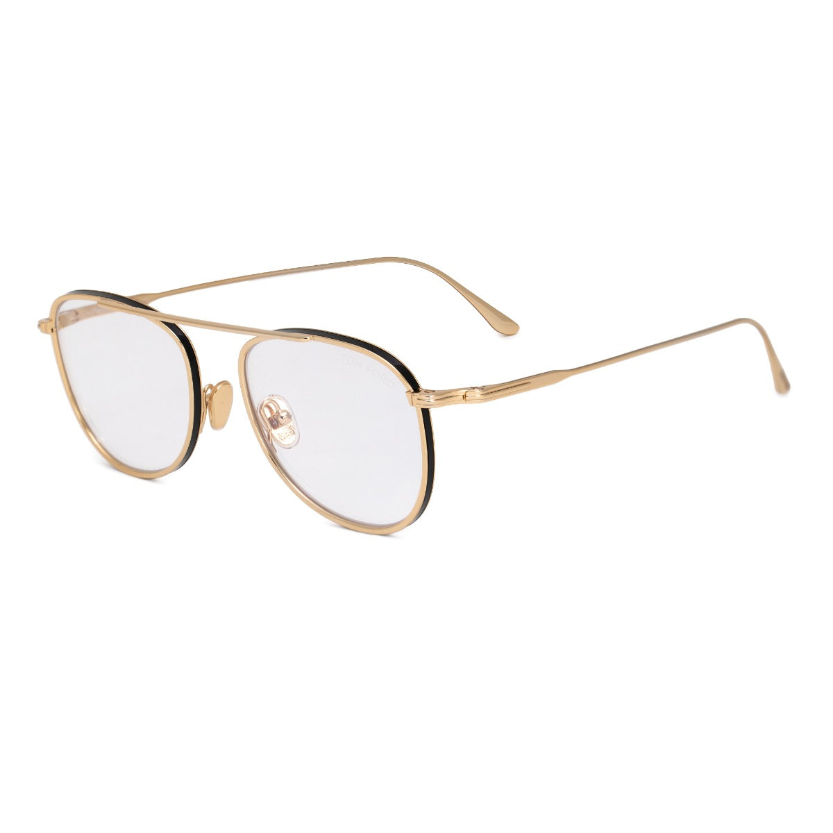 title:Tom Ford Men's Aviator Opticals FT5691 B 030 50;color:Gold