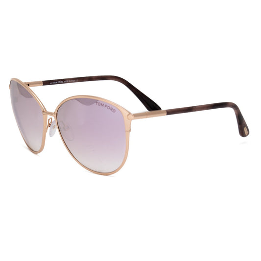 title:Tom Ford Oval Sunglasses FT0320 28Z 59;color:Gold