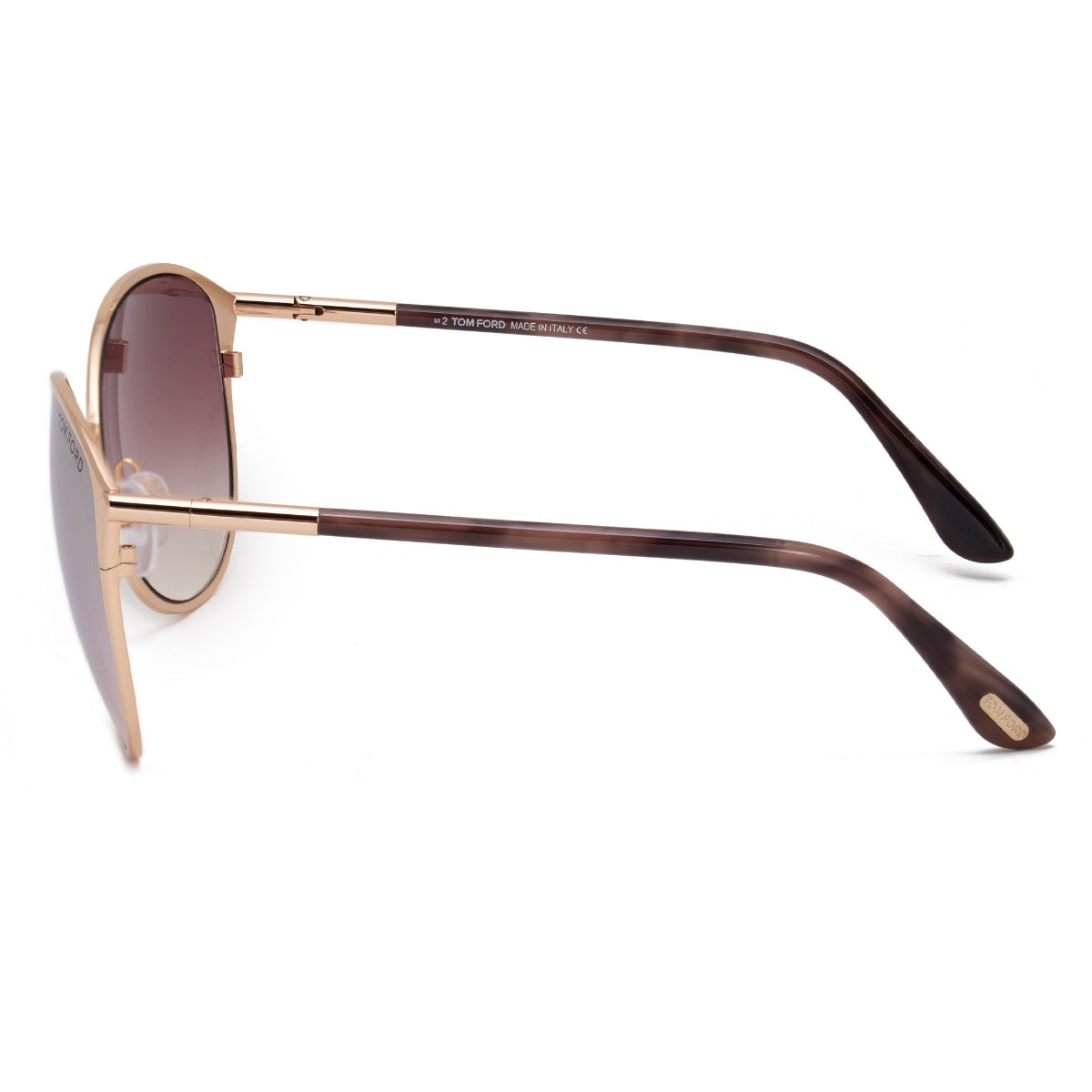 title:Tom Ford Oval Sunglasses FT0320 28Z 59;color:Gold