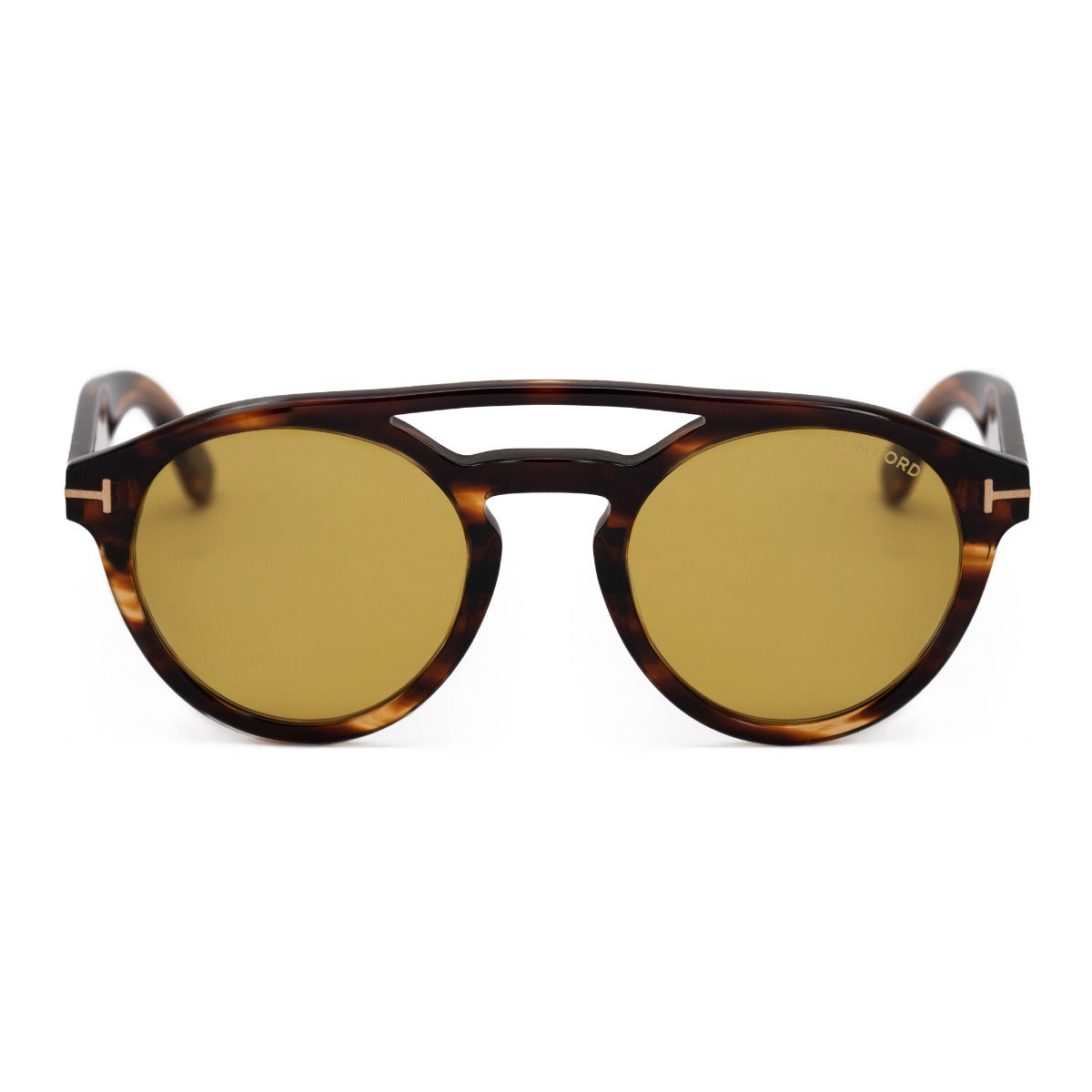 title:Tom Ford Round Sunglasses FT0537 48E 50;color:Brown