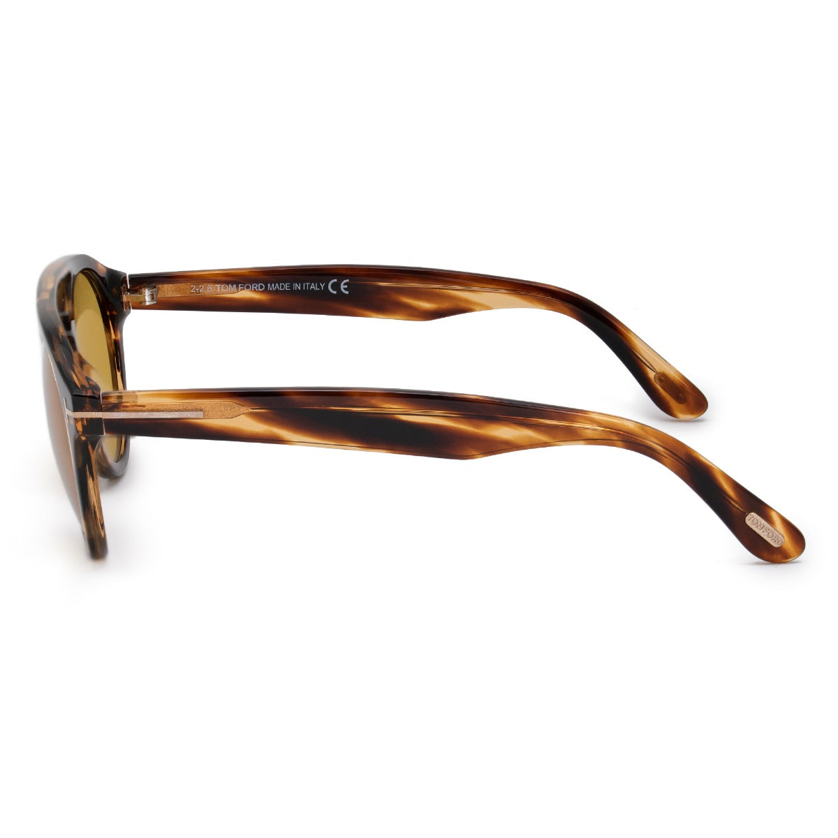 title:Tom Ford Round Sunglasses FT0537 48E 50;color:Brown