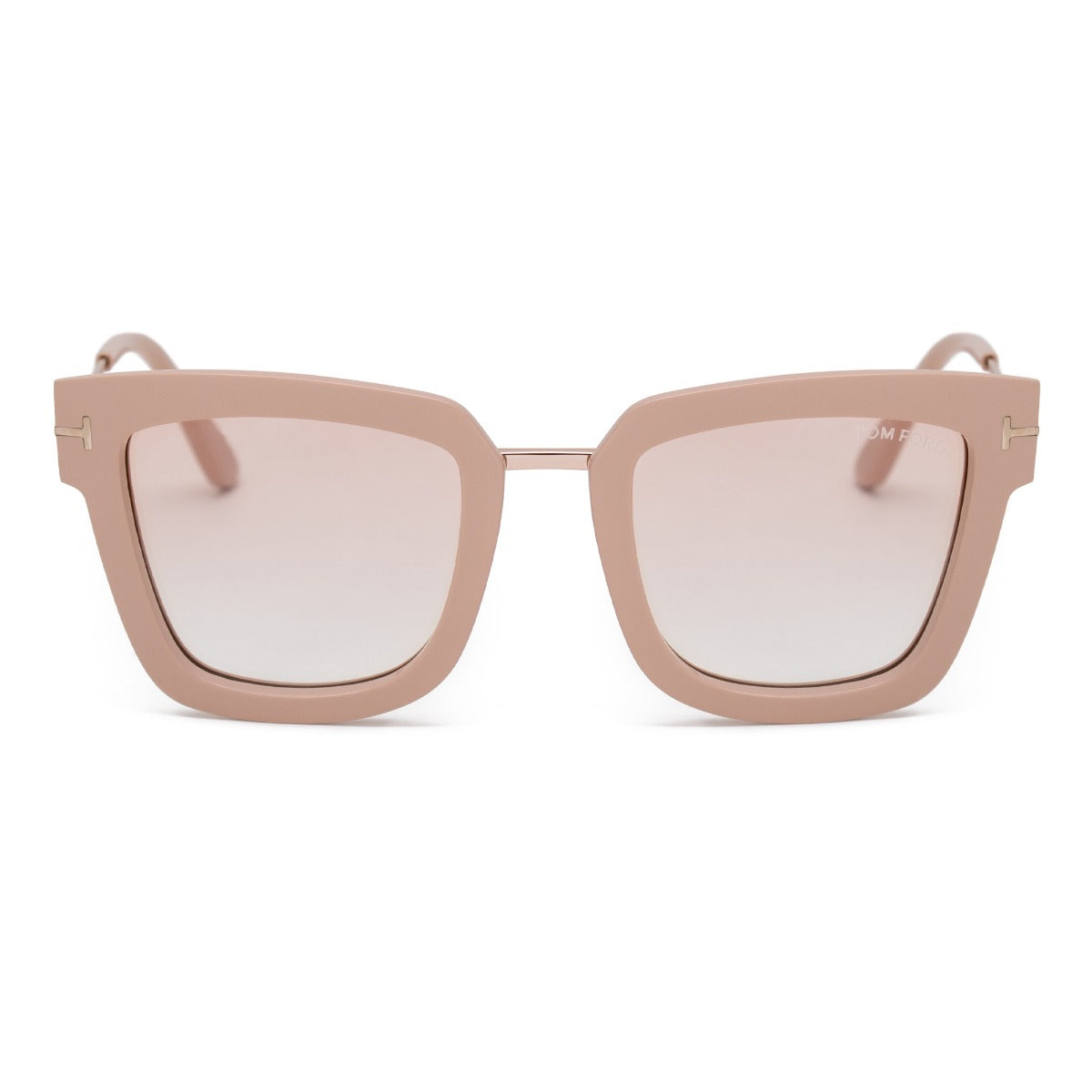 title:Tom Ford Square Sunglasses FT0573 74F 52;color:Beige