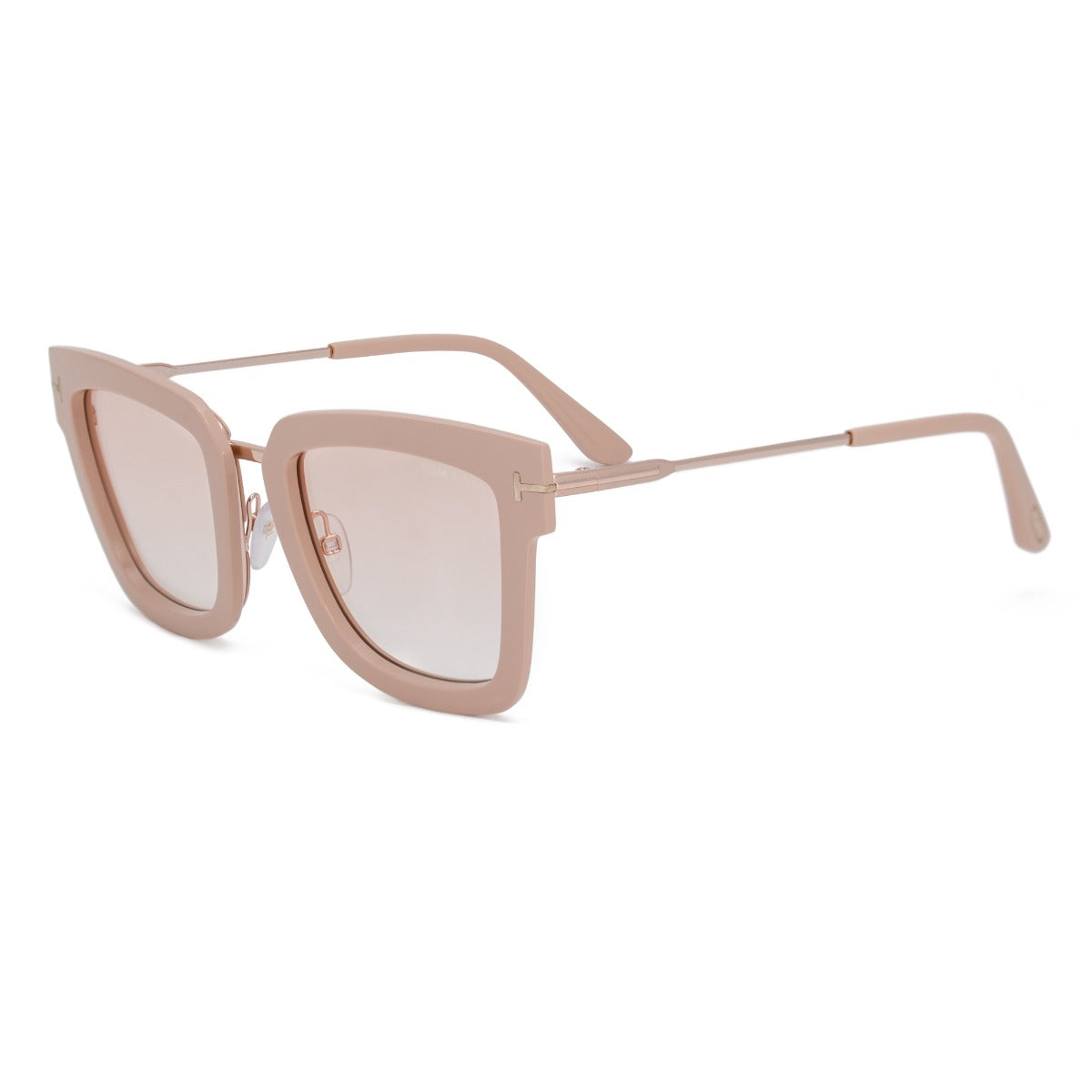 title:Tom Ford Square Sunglasses FT0573 74F 52;color:Beige