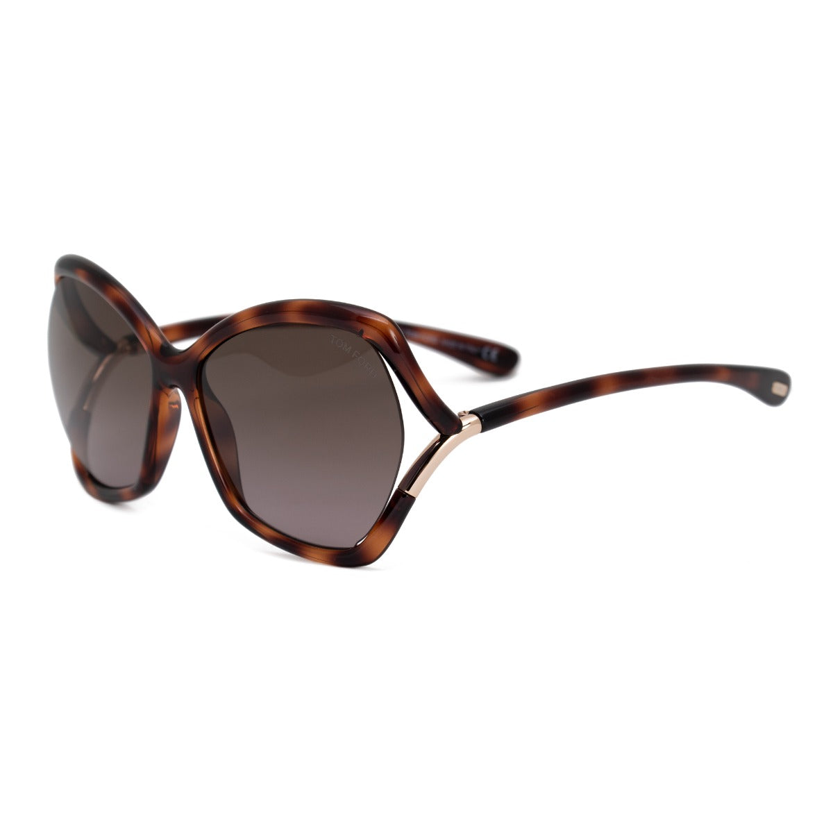 title:Tom Ford Butterfly Sunglasses FT0579 53K 61;color:Brown