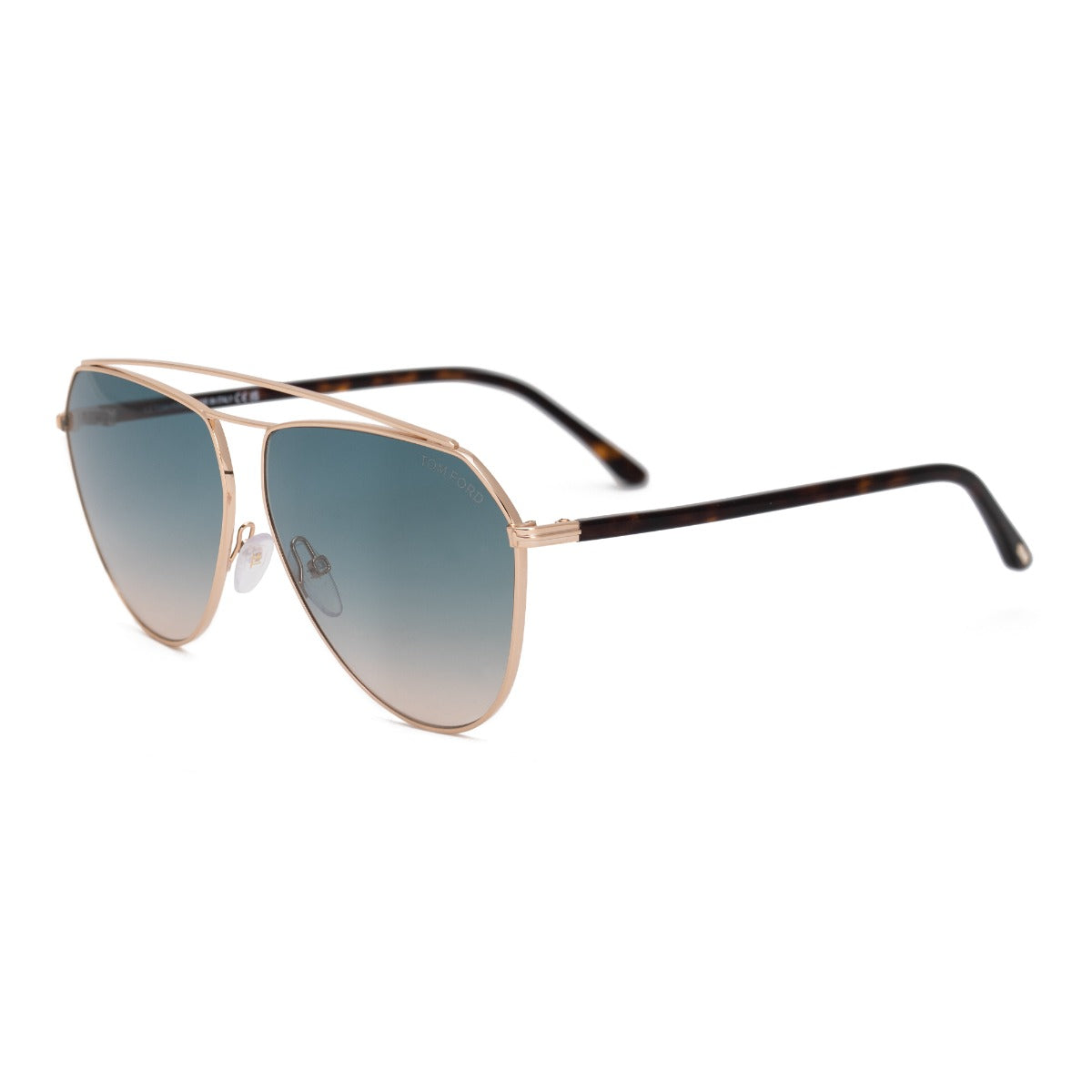 title:Tom Ford Aviator Sunglasses FT0681 28P 63;color:Gold