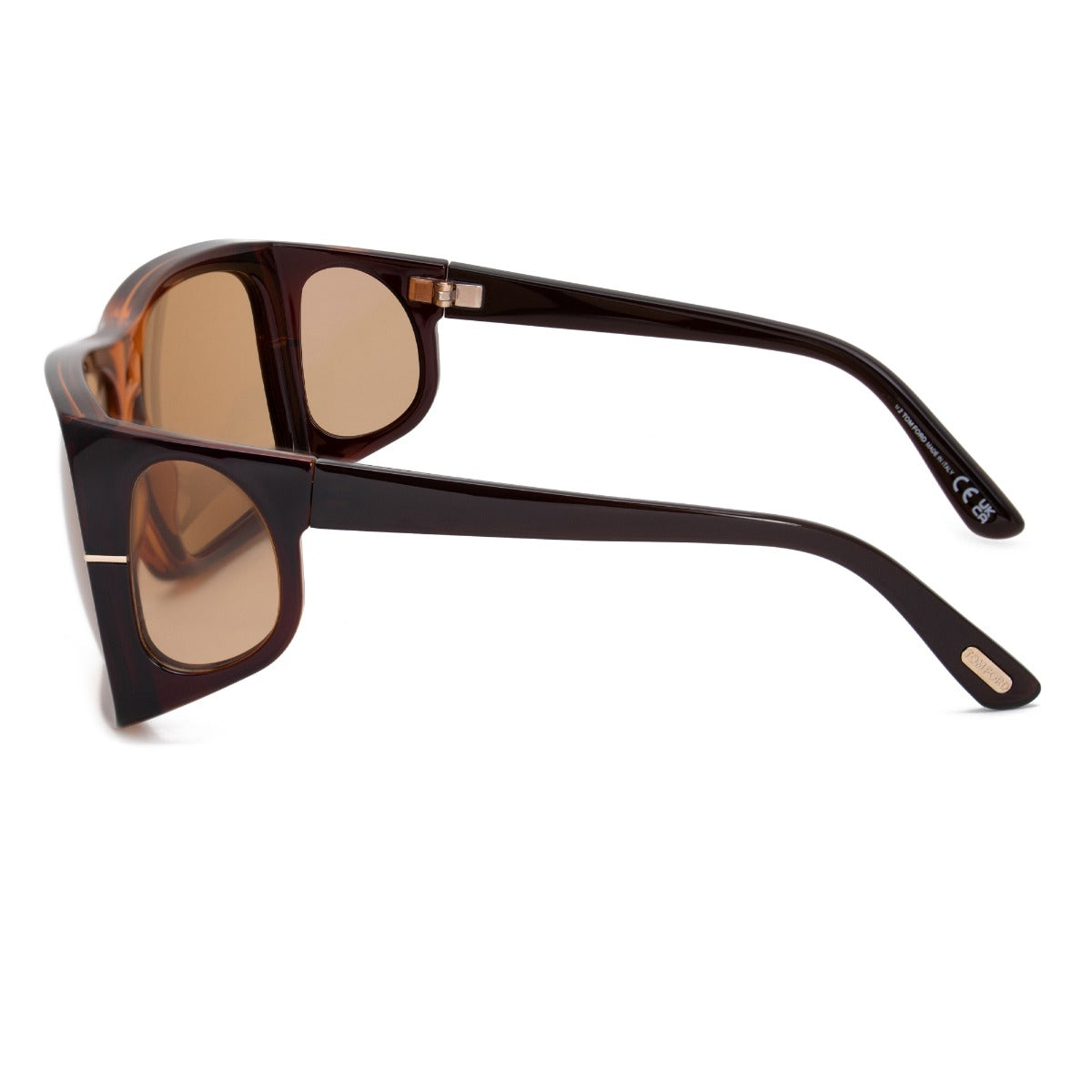 title:Tom Ford Pilot Sunglasses FT0730 48E 61;color:Brown