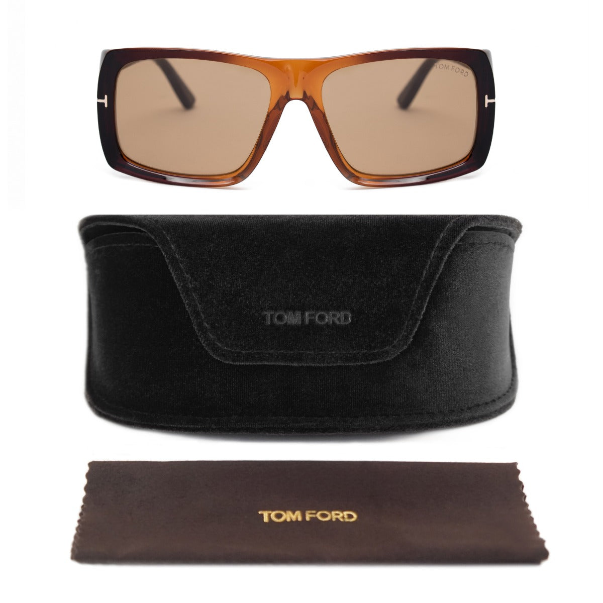 title:Tom Ford Pilot Sunglasses FT0730 48E 61;color:Brown