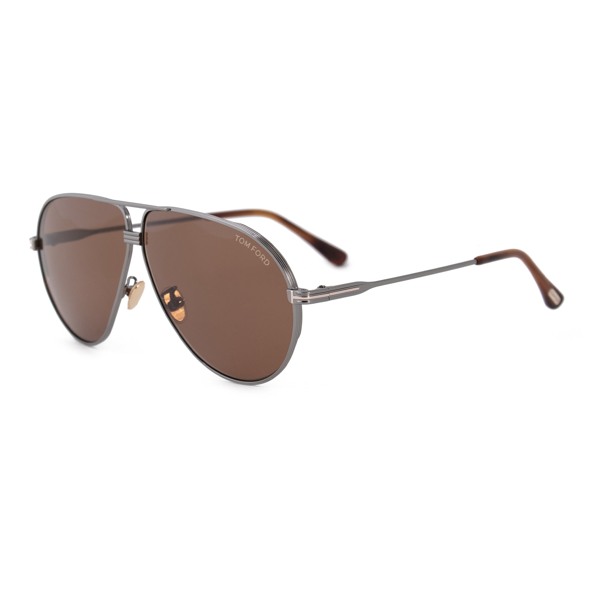 title:Tom Ford Jet Aviator Sunglasses FT 0734 H 12E 64;color:Gray