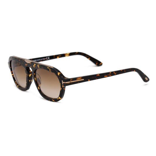 title:Tom Ford Rectangular Sunglasses FT0736 56F 53;color:Brown