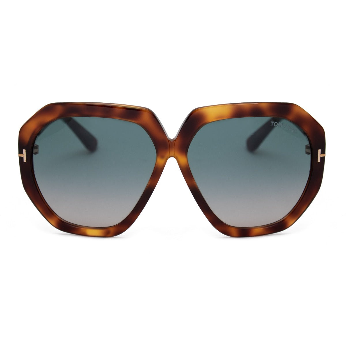 title:Tom Ford Oversized Sunglasses FT0791 53P60;color:Brown