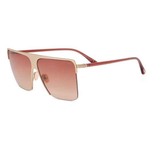 title:Tom Ford Square Sunglasses FT0840 28T 61;color:Gold