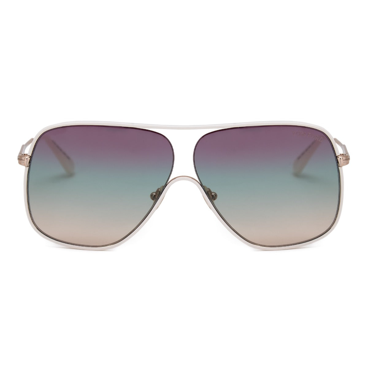 title:Tom Ford Pilot Sunglasses FT0841 28Z 64;color:White