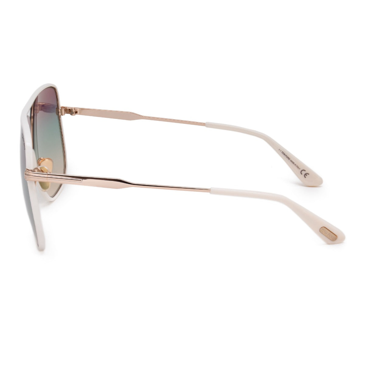 title:Tom Ford Pilot Sunglasses FT0841 28Z 64;color:White