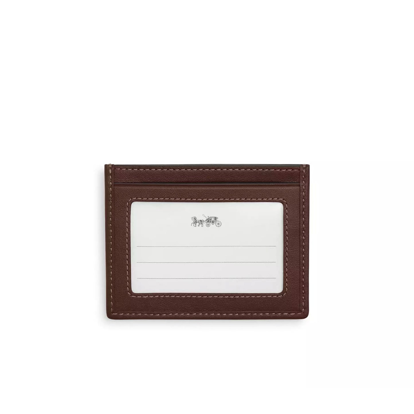 title:Coach Men's Slim Id Card Case In Signature Jacquard;color:Maple