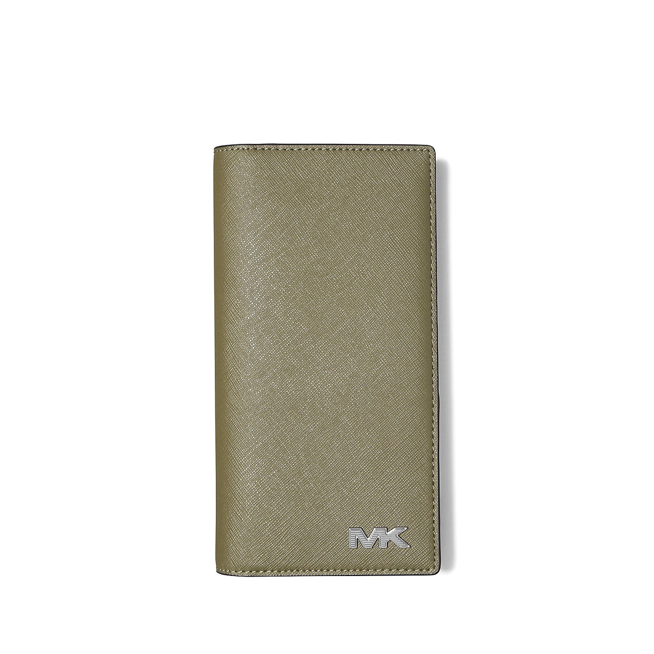 title:Michael Kors Men's Rivington Leather Flap Wallet;color:Olive