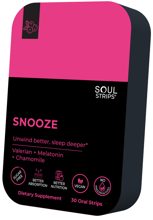 Soul Strips Snooze Vegan Sugar Free Cranberry Flavor 30 Strips