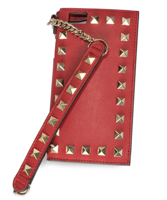 title:Valentino Rockstud iPhone6 Case in Red;color:Red