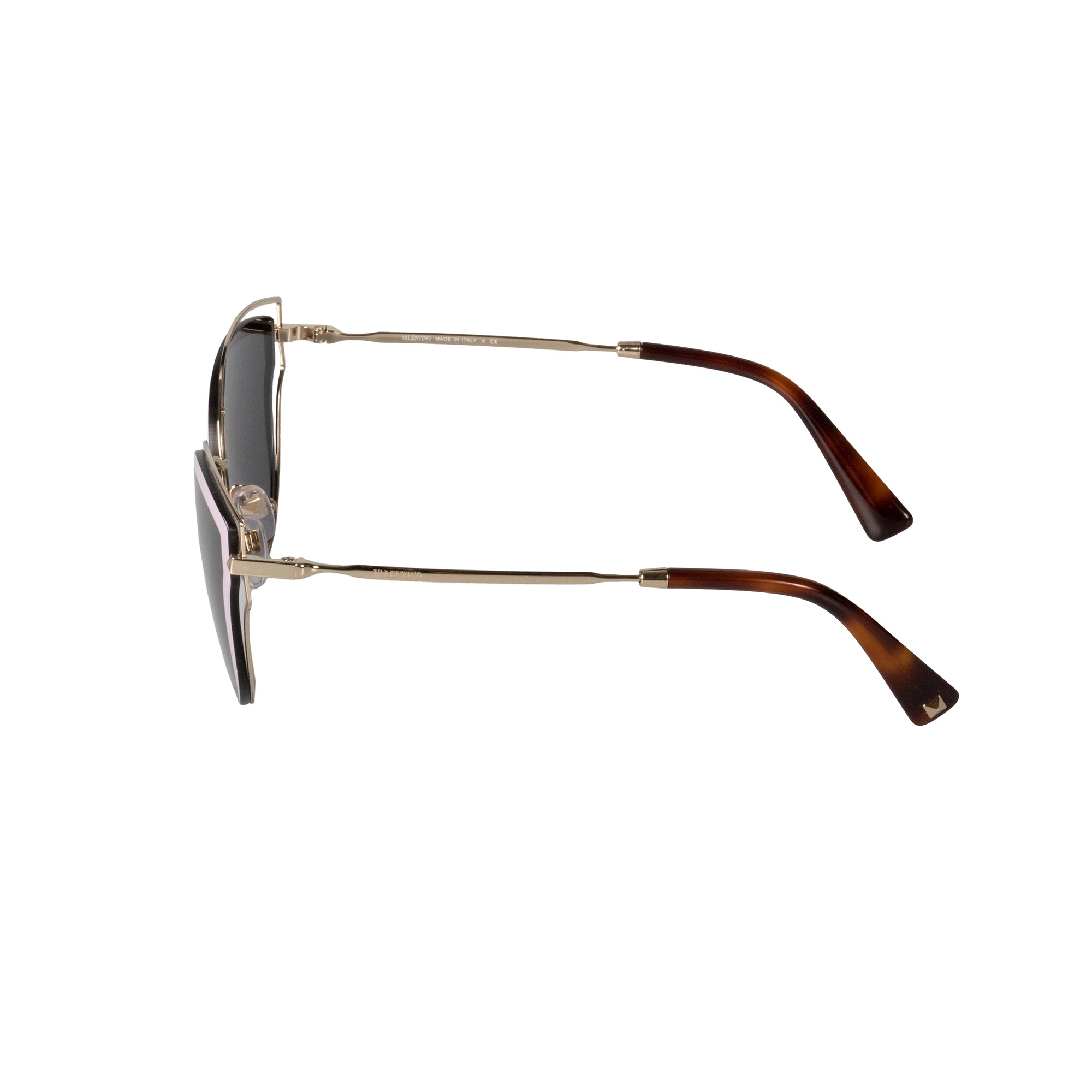 title:Valentino VA2015 300387 58 Cat Eye Sunglasses;color:Gold