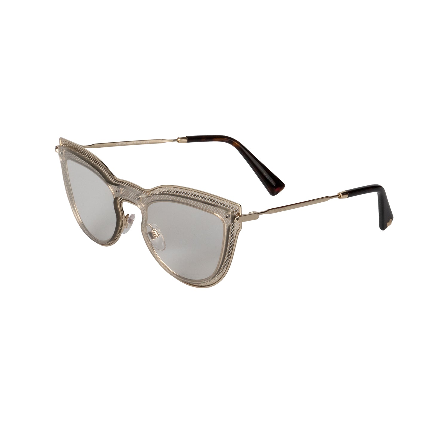 title:Valentino VA2018 3003/5Z 53 Cat Eye Sunglasses;color:Gold