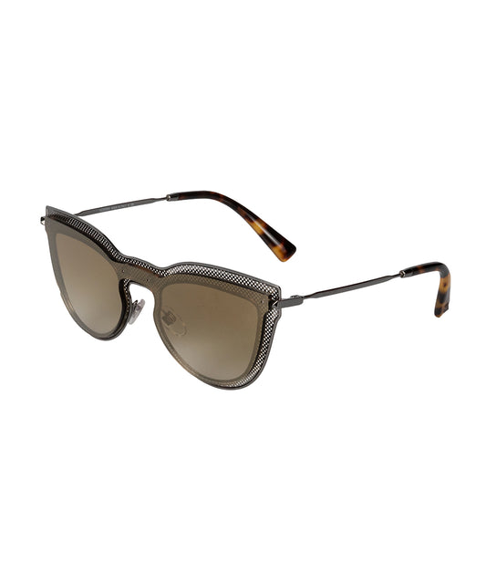 title:Valentino VA2018 3005/6E 33 Cat Eye Sunglasses;color:Gray