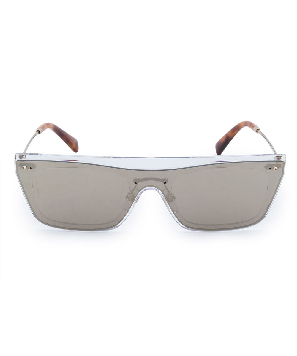 title:Valentino Single Lens Sunglasses VA4016 50245A 36;color:Gray