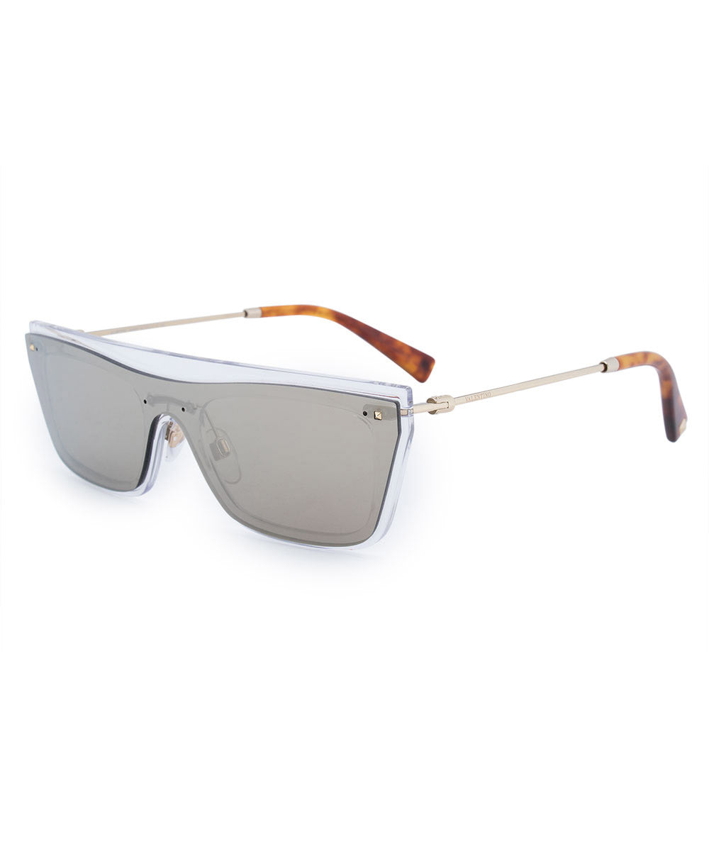 title:Valentino Single Lens Sunglasses VA4016 50245A 36;color:Gray