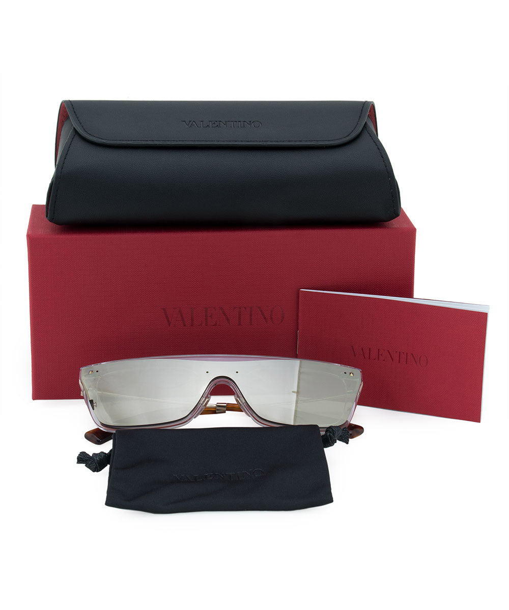 title:Valentino Single Lens Sunglasses VA4016 50245A 36;color:Gray