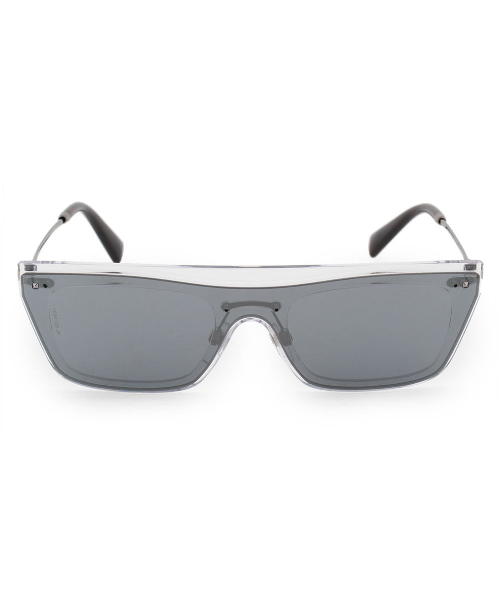 title:Valentino Single Lens Sunglasses VA4016 50246G 36;color:Gray