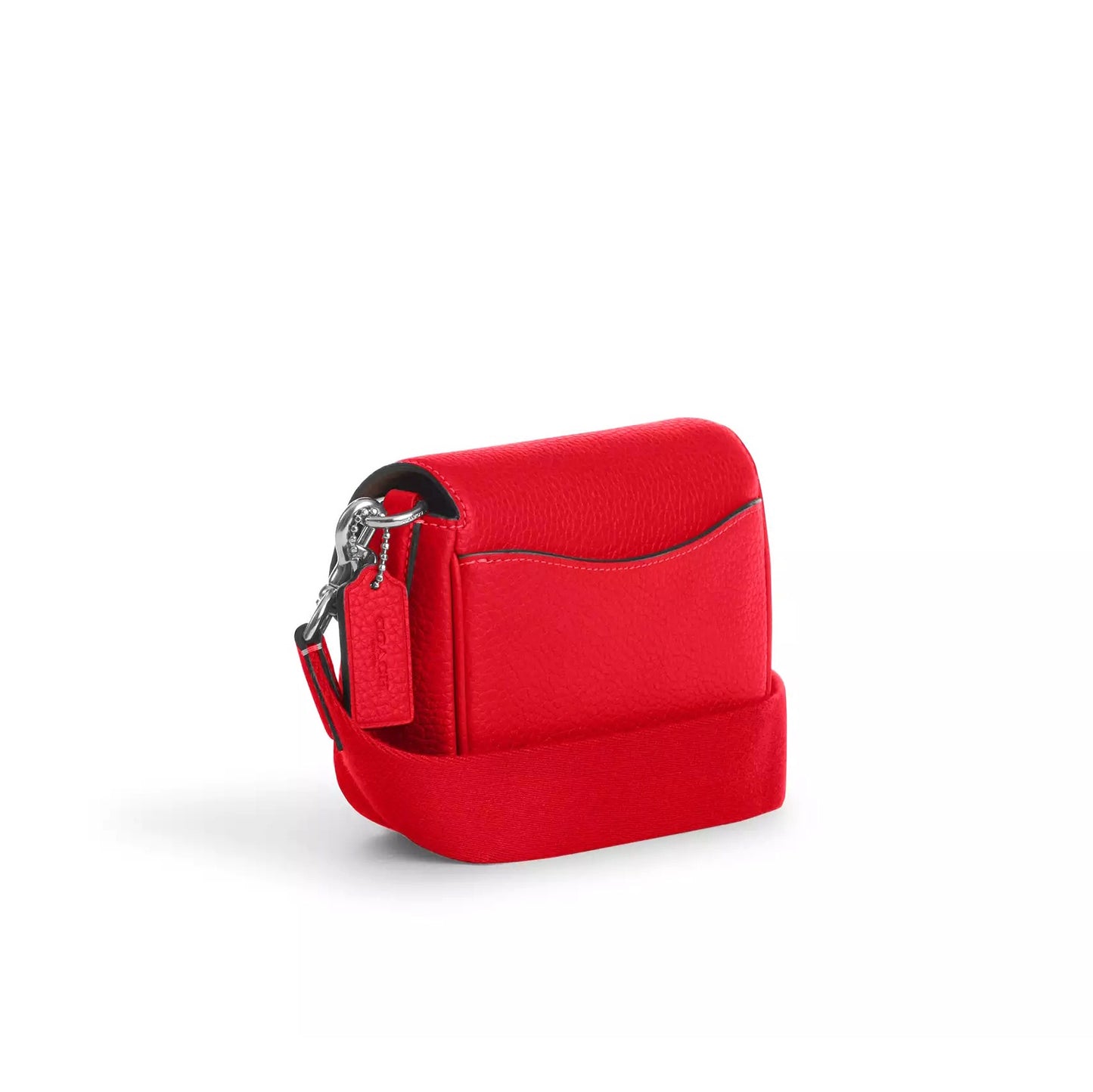 title:Coach Women's Amelia Small Saddle Bag;color:Bright Poppy