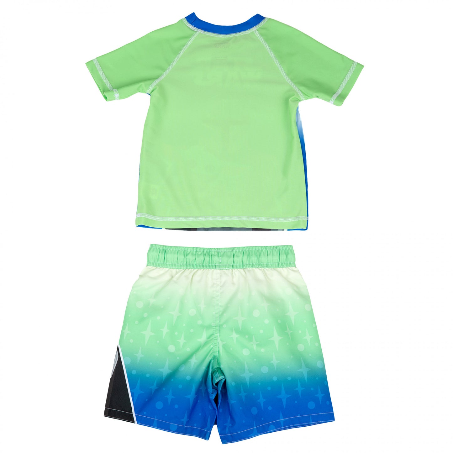 title:Star Wars The Mandalorian and Grogu Toddler Swimshorts & Rashguard Set;color:Multi-Color