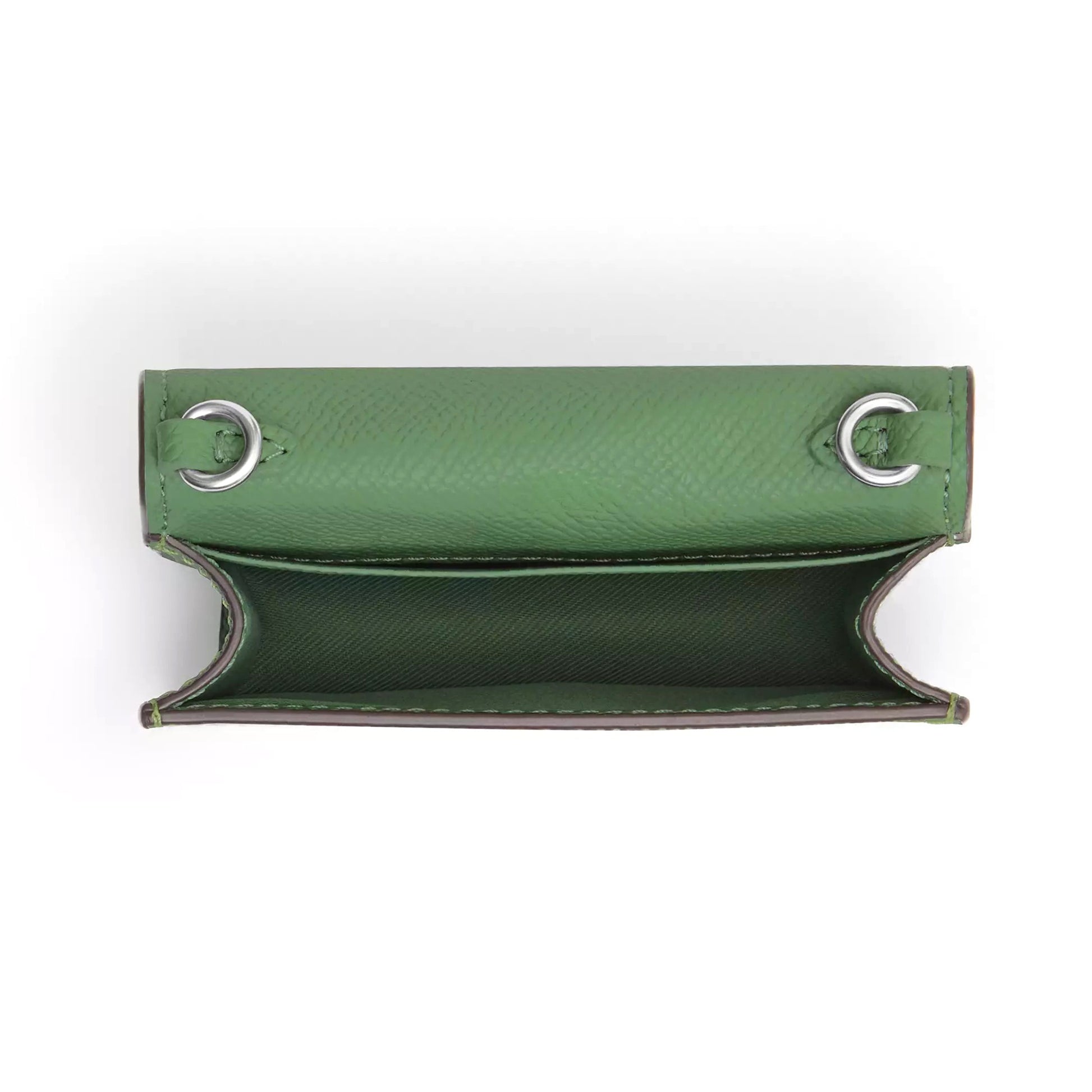 title:Coach Women's Mini Wallet On A Chain;color:Soft Green