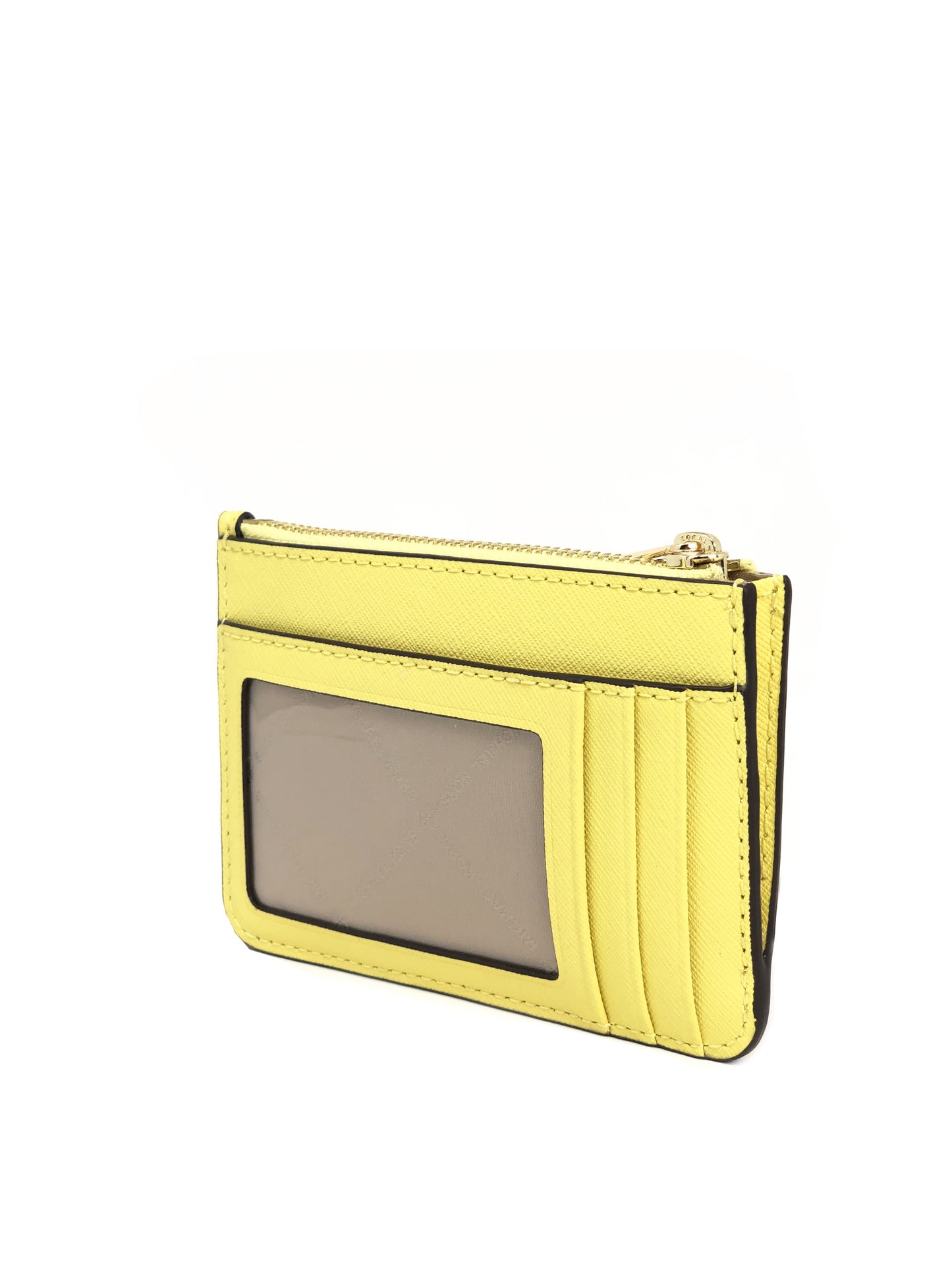 title:Michael Kors Women's Jet Set Travel Small Saffiano Leather Coin Pouch;color:Sunshine