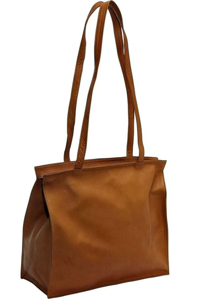 title:Le Donne Leather Simple Tote;color:TAN