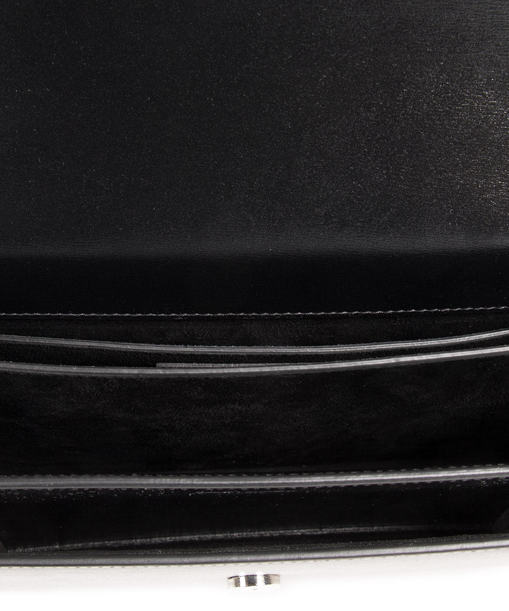 title:Saint Laurent Medium Black Sunset Monogram Shoulder Bag;color:Black