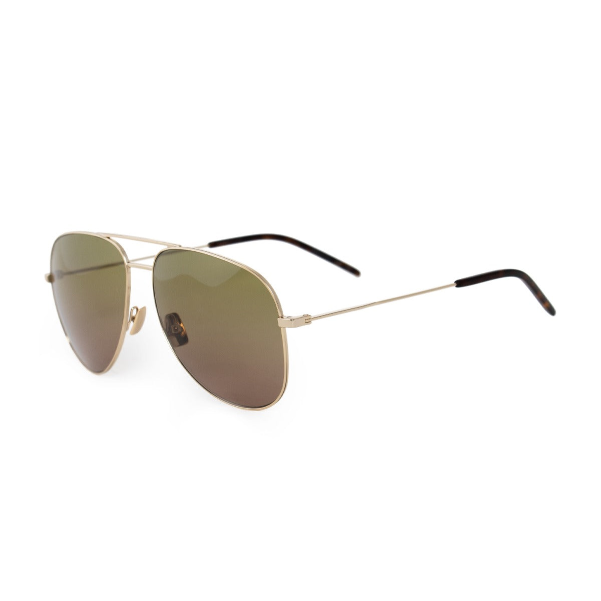 title:Saint Laurent Aviator Sunglasses SL11 052 59;color:Gold